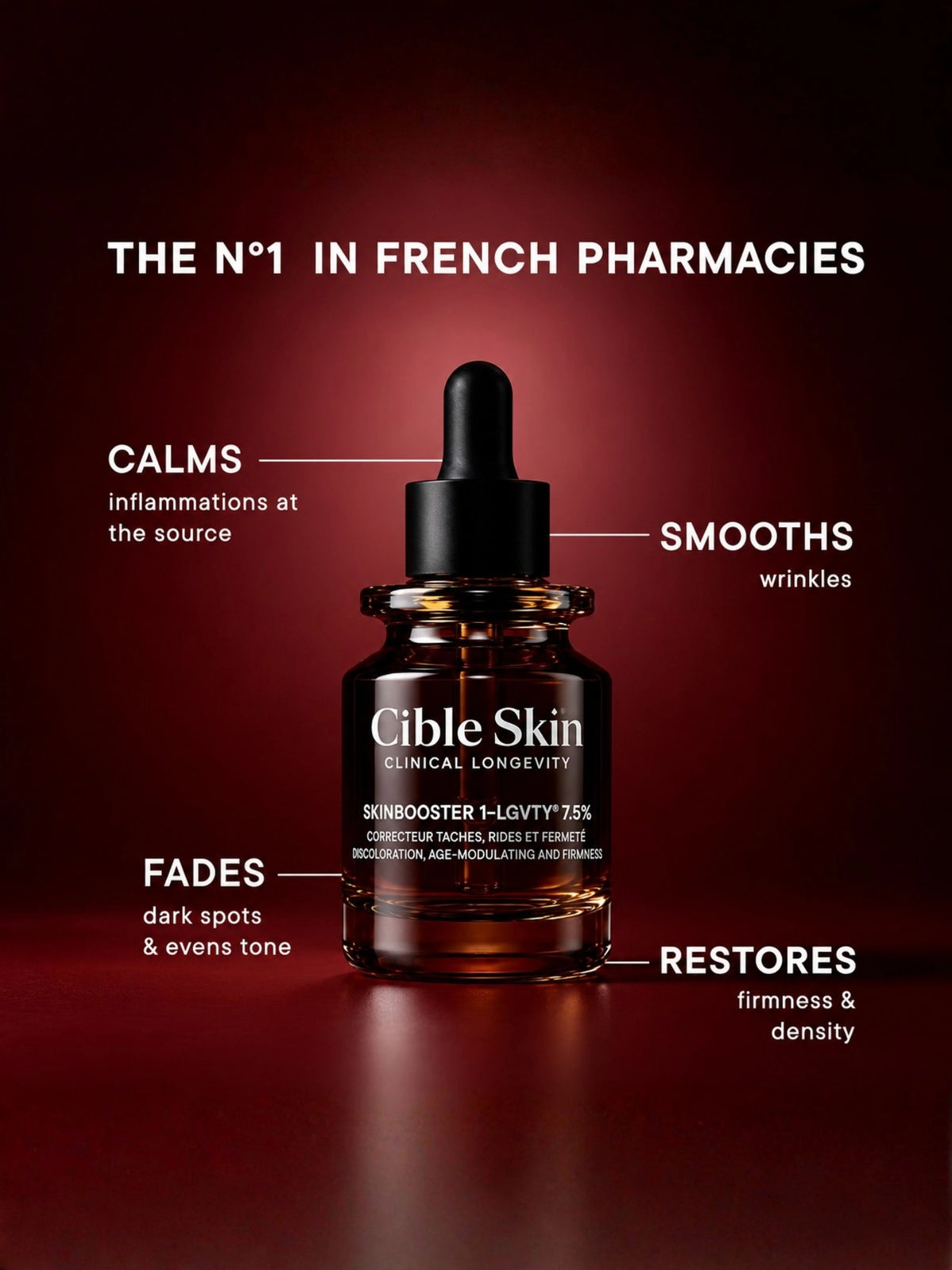 Cible Skin Skinbooster 1-LGVTY® 7.5% Serum