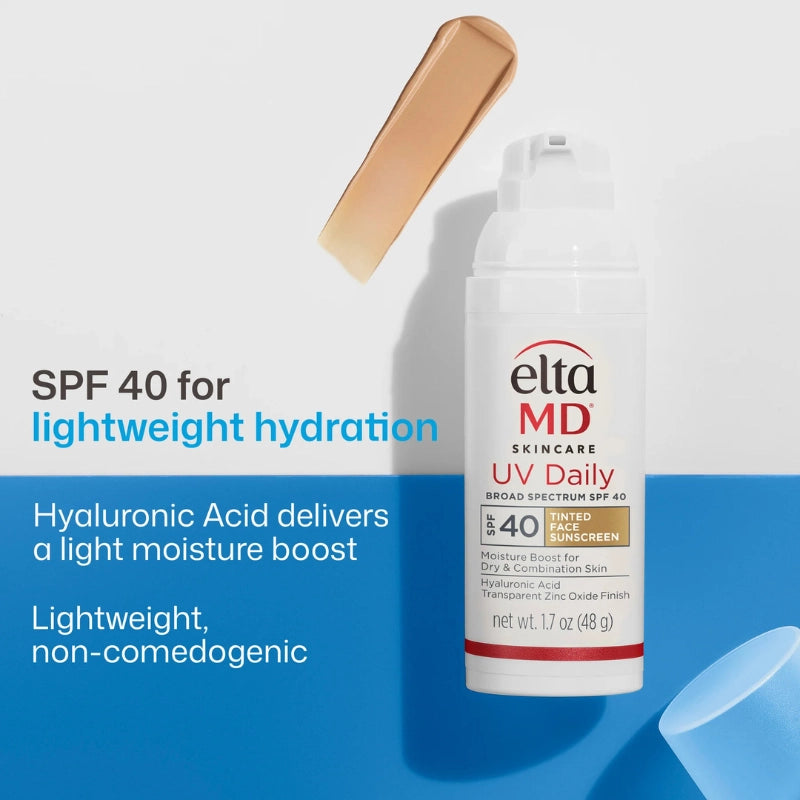 EltaMD UV Daily Tinted Broad Spectrum SPF 40 for lightweight hydration