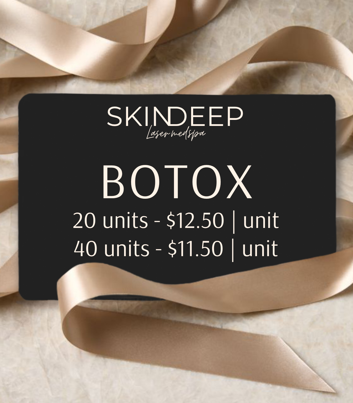 Botox 20 or 40 Units - Black Friday 2025