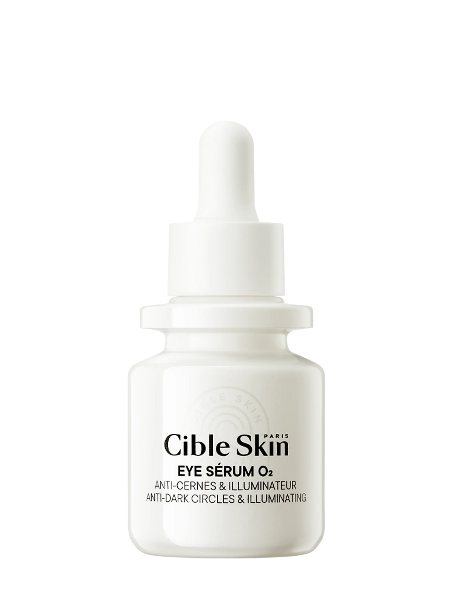 Cible Skin Eye Sérum O2 dark circle serum 20 mL bottle