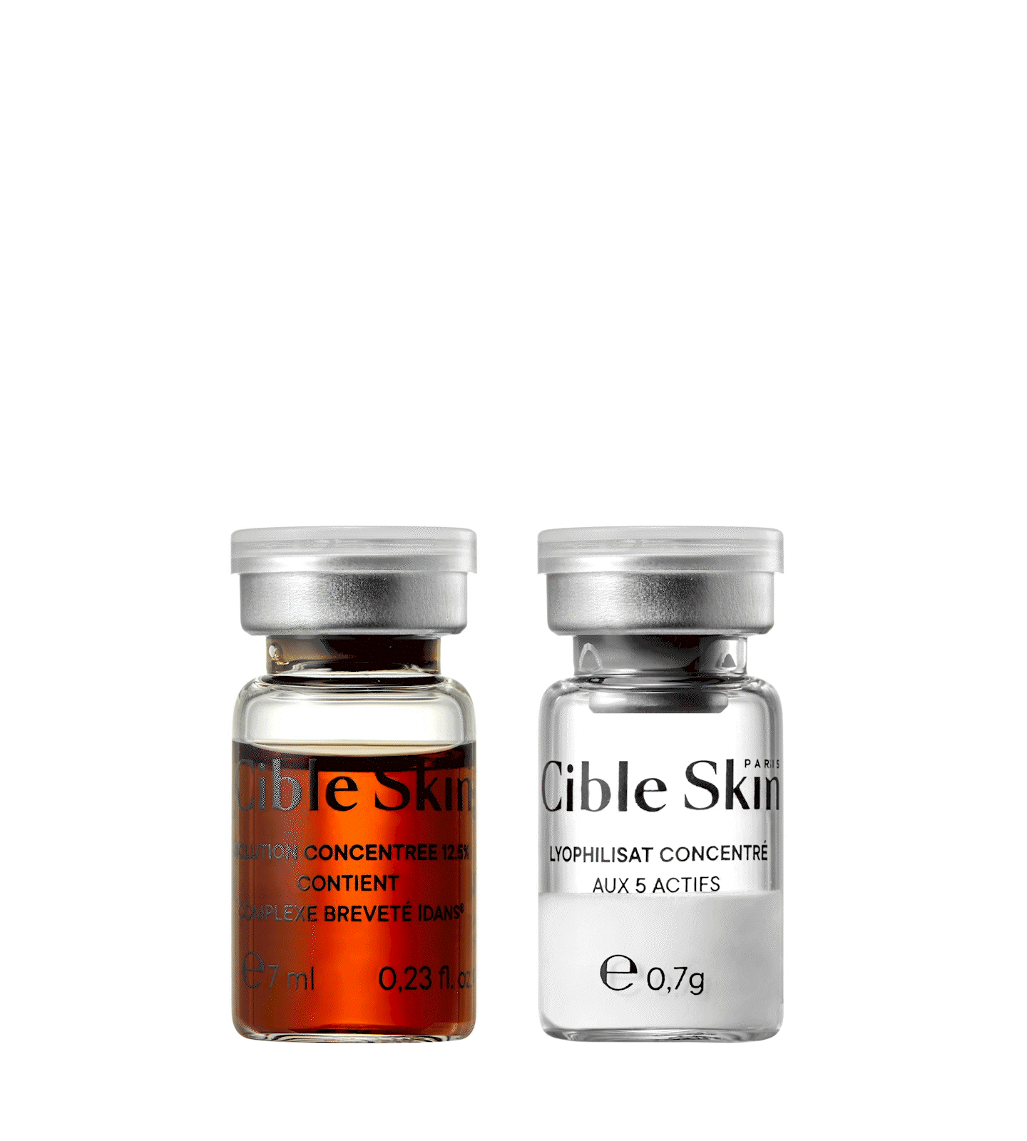 Cible Skin Re-Cellular 12.5% complete 28-day skincare set in action